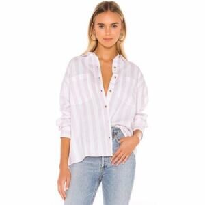 New Rolla's Slouch Stripe Shirt in Heather Women's SIze M